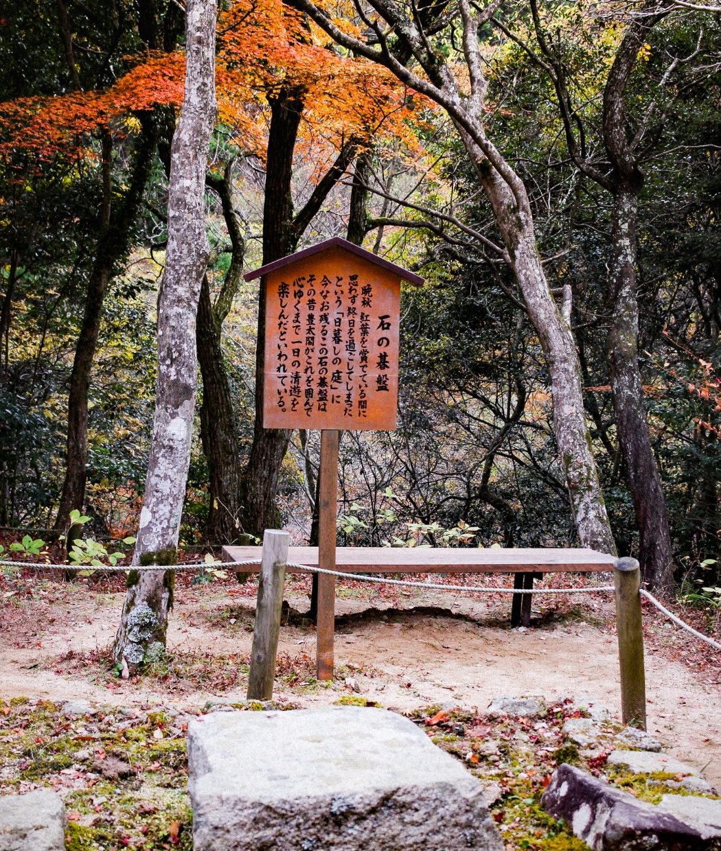 瑞宝寺公園,石の碁盤